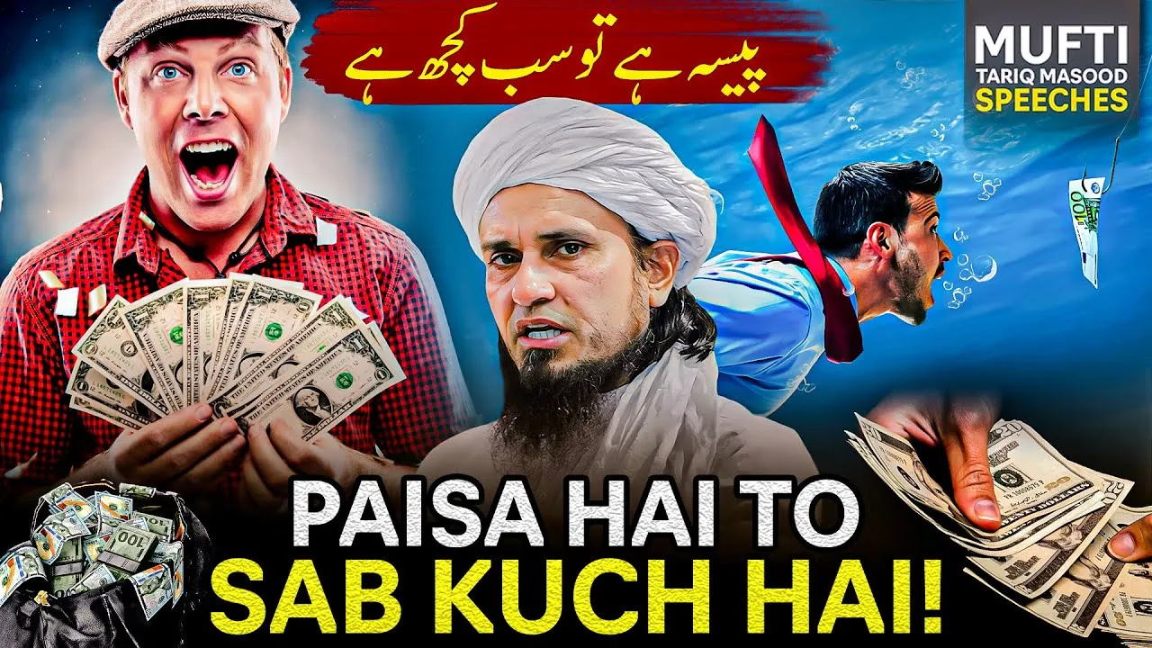 Pesa Hai Tu Sab Kch Hai   | Mufti Tariq Masood Speeches